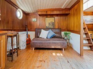 Slaapbank authentiek schip - Belvilla Zandmeren Kerkdriel