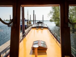 Uitzicht stuurhut - Belvilla Zandmeren Kerkdriel