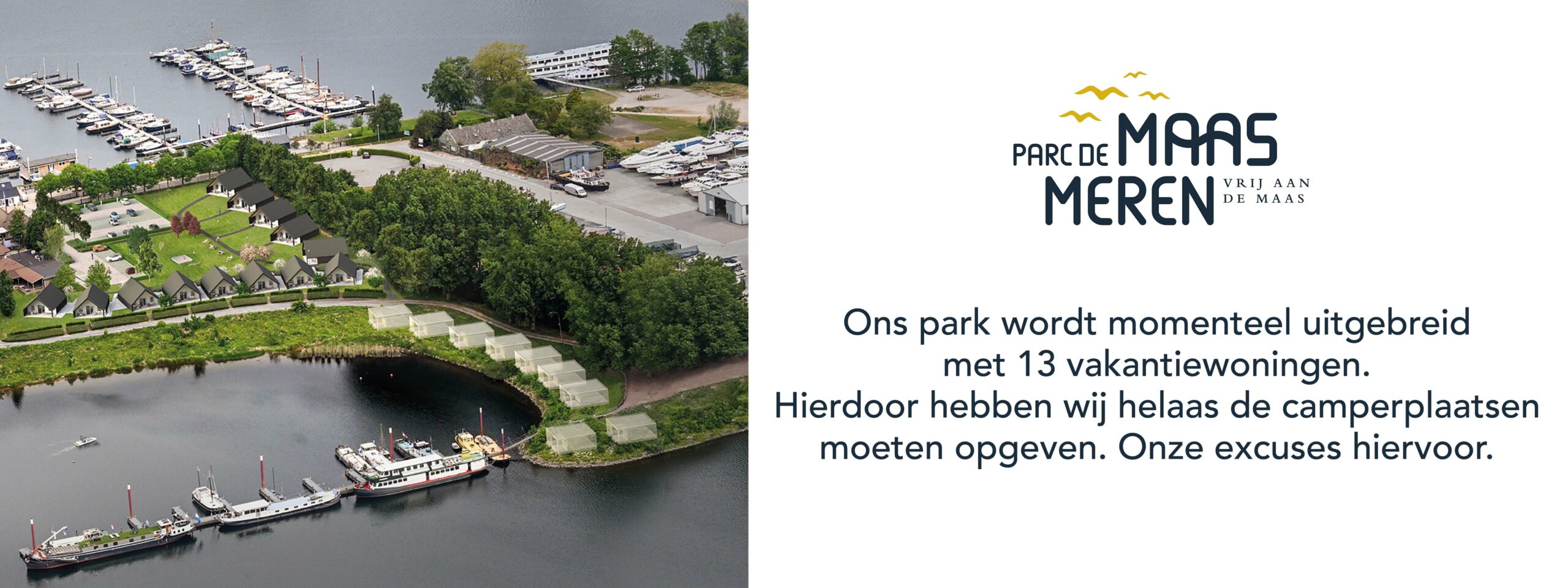 Spandoek Parc de Maas Meren (camperplaatsen)